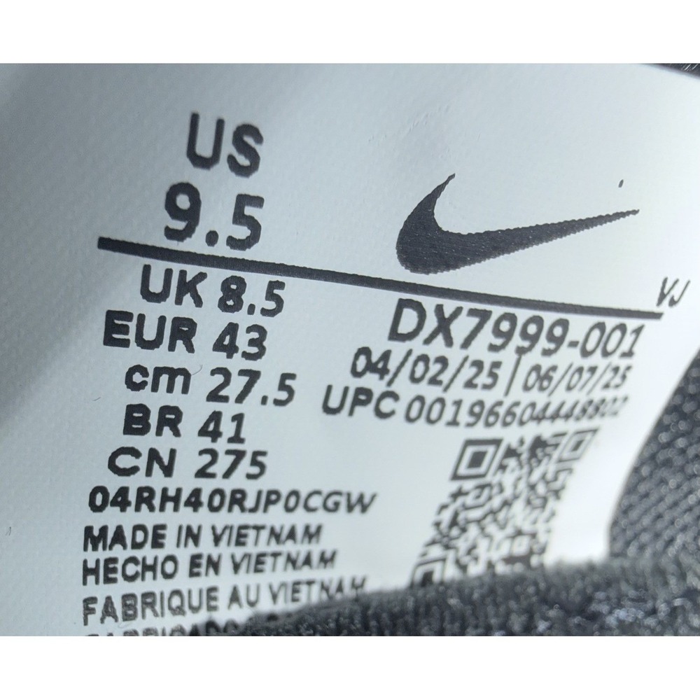 Nike Men's Zoom Rival 6 XC Track and Field Black/Silver Shoes Size 9.5 New - Picture 14 of 14